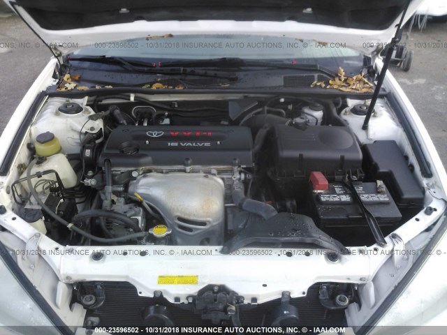 4T1BE32K22U052098 - 2002 TOYOTA CAMRY LE/XLE/SE Ağ foto 10