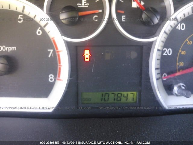 KL1TD56607B055340 - 2007 CHEVROLET AVEO LS BLACK photo 7