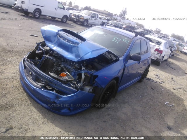 JF1GH7G66AG807325 - 2010 SUBARU IMPREZA WRX LIMITED BLUE photo 2