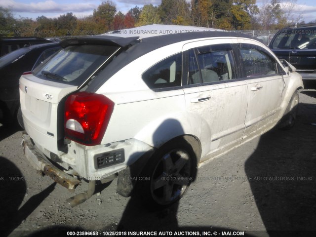 1B3HE78K17D429235 - 2007 DODGE CALIBER R/T WHITE photo 4