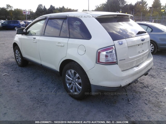 2FMDK49C67BA86032 - 2007 FORD EDGE SEL PLUS CREAM photo 3