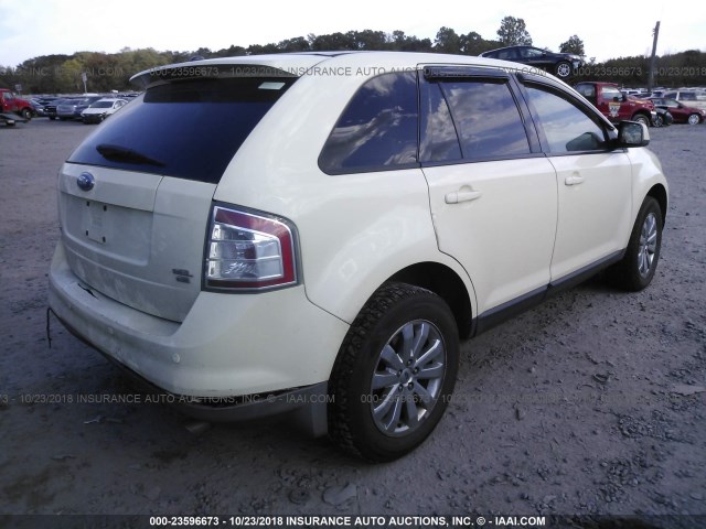 2FMDK49C67BA86032 - 2007 FORD EDGE SEL PLUS CREAM photo 4