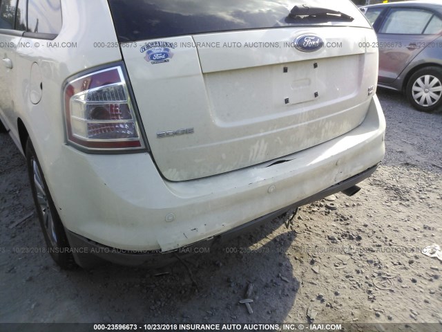 2FMDK49C67BA86032 - 2007 FORD EDGE SEL PLUS CREAM photo 6