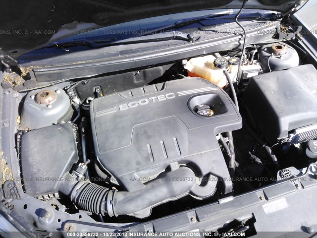 1G2ZF57B684219371 - 2008 PONTIAC G6 VALUE LEADER/BASE GRAY photo 10