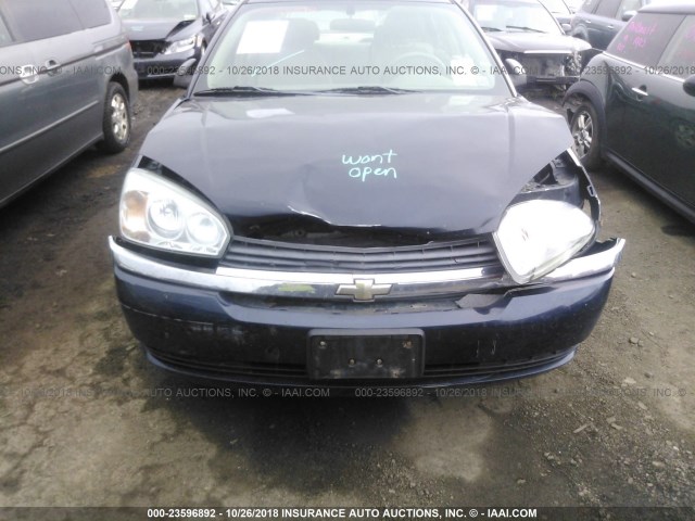 1G1ZT54885F243919 - 2005 CHEVROLET MALIBU LS ლურჯი ფოტო 6