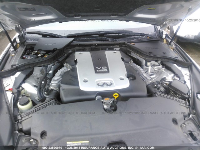 JN1BV7AP4FM340206 - 2015 INFINITI Q50 PREMIUM/SPORT SILVER photo 10