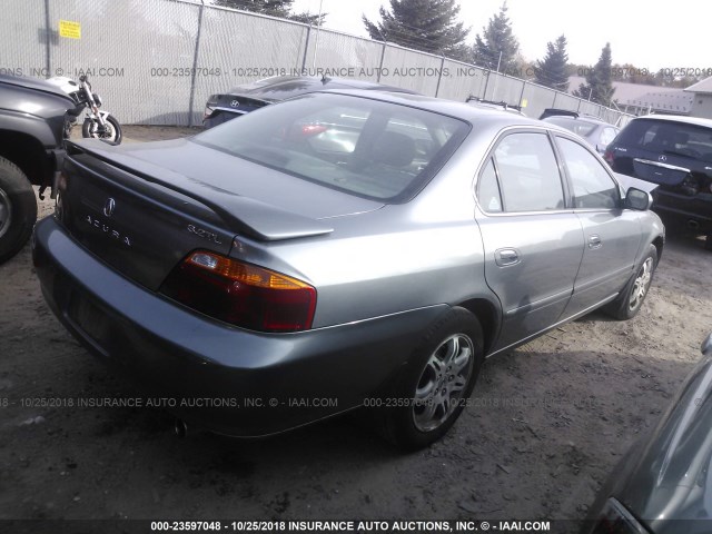 19UUA56651A025612 - 2001 ACURA 3.2TL SILVER photo 4