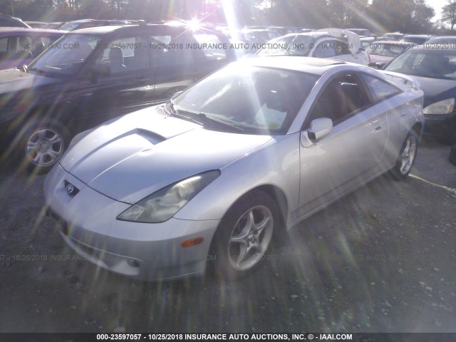 JTDDY32T0Y0029920 - 2000 TOYOTA CELICA GT-S SILVER photo 2