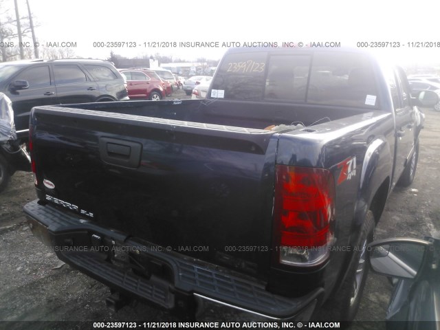 2GTEK133481182619 - 2008 GMC SIERRA K1500 Dark Blue photo 4