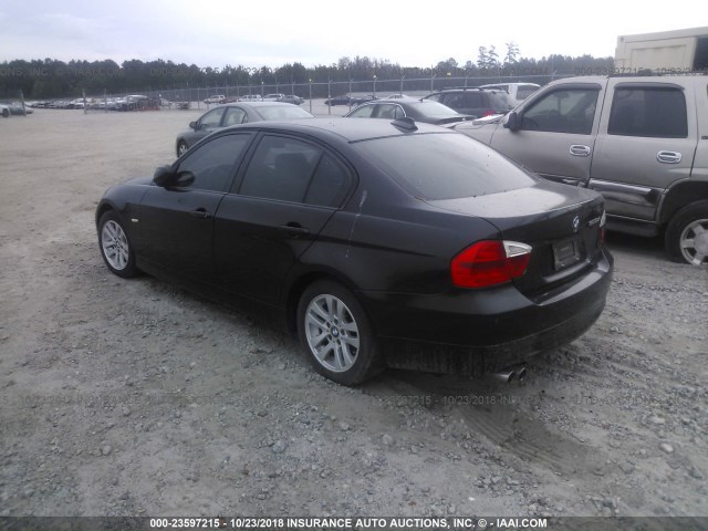 WBAVC93507K032810 - 2007 BMW 328 XI BLACK photo 3