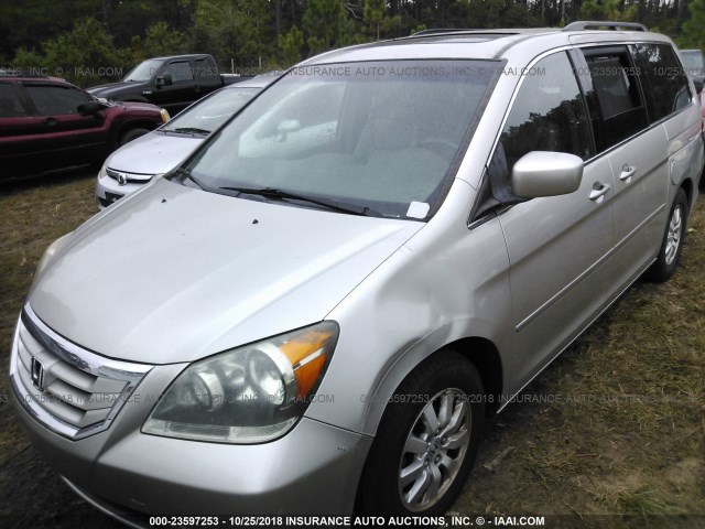 5FNRL38758B405432 - 2008 HONDA ODYSSEY EXL SILVER photo 6