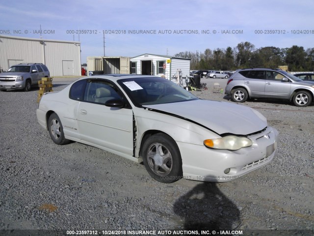 2G1WX12K739429164 - 2003 CHEVROLET MONTE CARLO SS WHITE photo 1