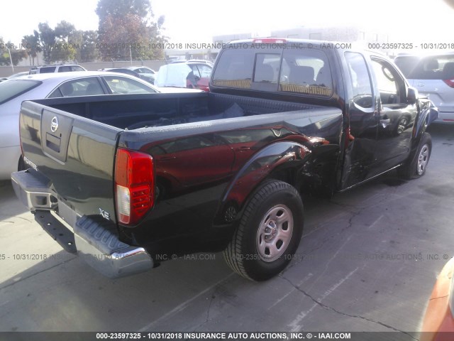 1N6BD06T97C411790 - 2007 NISSAN FRONTIER KING CAB XE BLACK photo 4