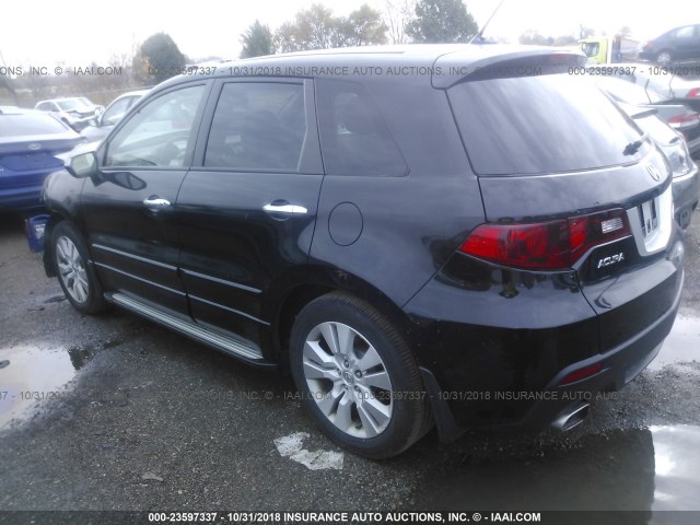 5J8TB2H23AA000600 - 2010 ACURA RDX BLACK photo 3