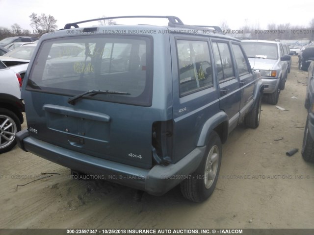 1J4FF68S1XL583263 - 1999 JEEP CHEROKEE SPORT/CLASSIC ლურჯი ფოტო 4