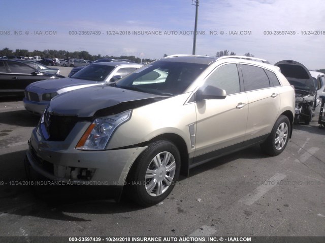 3GYFNAE3XCS503384 - 2012 CADILLAC SRX LUXURY COLLECTION TAN photo 2