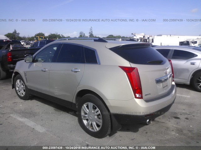 3GYFNAE3XCS503384 - 2012 CADILLAC SRX LUXURY COLLECTION TAN photo 3