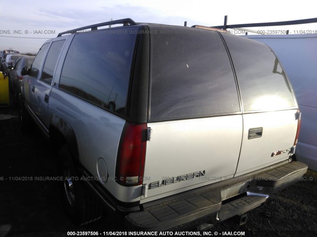 1GKGK26J5TJ730283 - 1996 GMC SUBURBAN K2500 SILVER photo 3