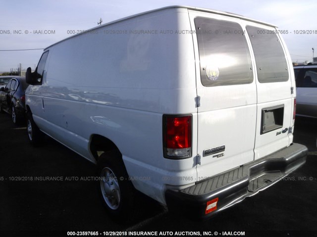 1FTSE3EL5EDA82290 - 2014 FORD ECONOLINE E350 SUPER DUTY VAN WHITE photo 3