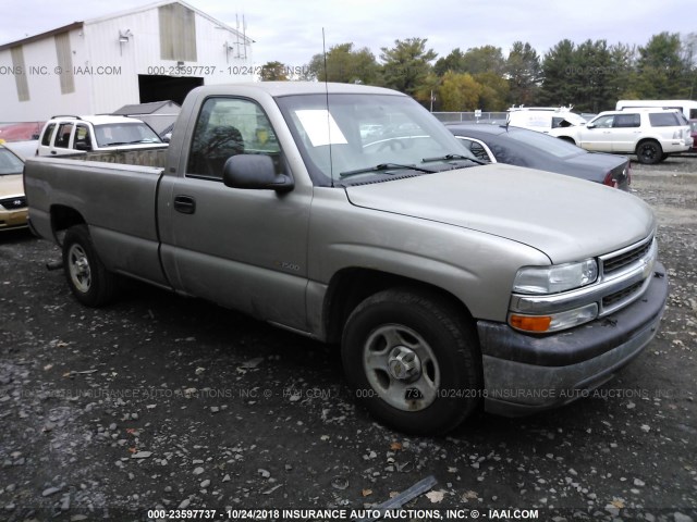 1GCEC14W21Z146883 - 2001 CHEVROLET SILVERADO C1500 GRAY photo 1