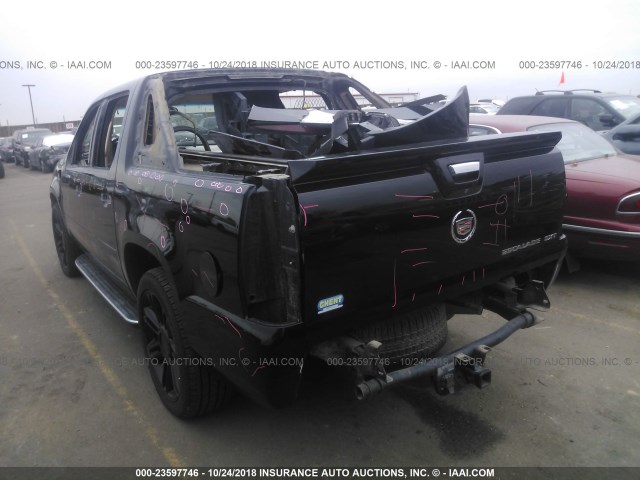 3GYFK62887G113771 - 2007 CADILLAC ESCALADE EXT BLACK photo 3