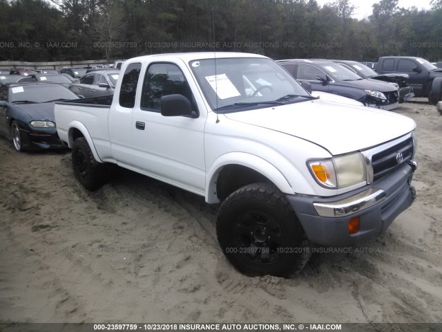 4TASN92N7YZ640443 - 2000 TOYOTA TACOMA XTRACAB PRERUNNER თეთრი ფოტო 1
