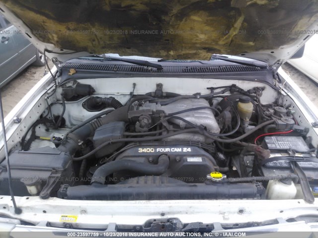 4TASN92N7YZ640443 - 2000 TOYOTA TACOMA XTRACAB PRERUNNER თეთრი ფოტო 10