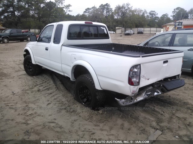 4TASN92N7YZ640443 - 2000 TOYOTA TACOMA XTRACAB PRERUNNER WHITE photo 3