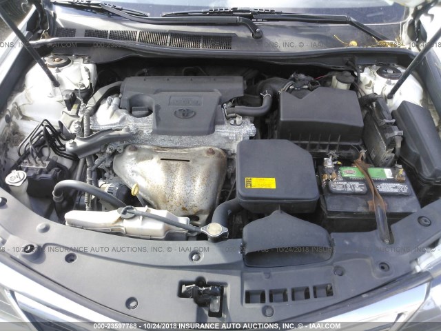 4T1BF1FK4CU550025 - 2012 TOYOTA CAMRY SE/LE/XLE 白色 照片 10