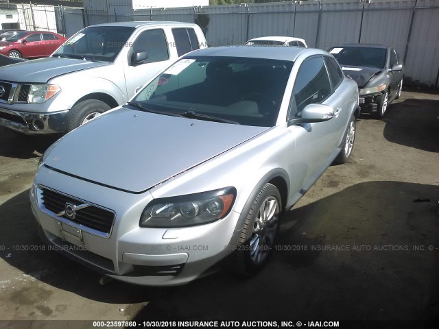 YV1MK672982081323 - 2008 VOLVO C30 T5 SILVER photo 2