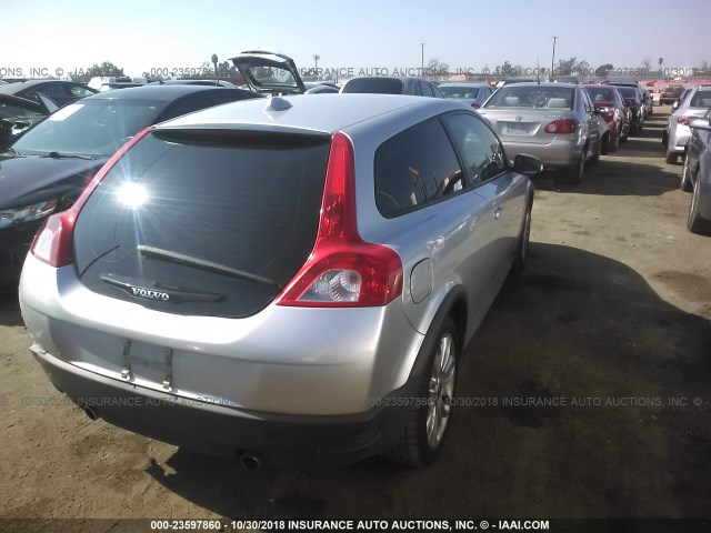 YV1MK672982081323 - 2008 VOLVO C30 T5 SILVER photo 4