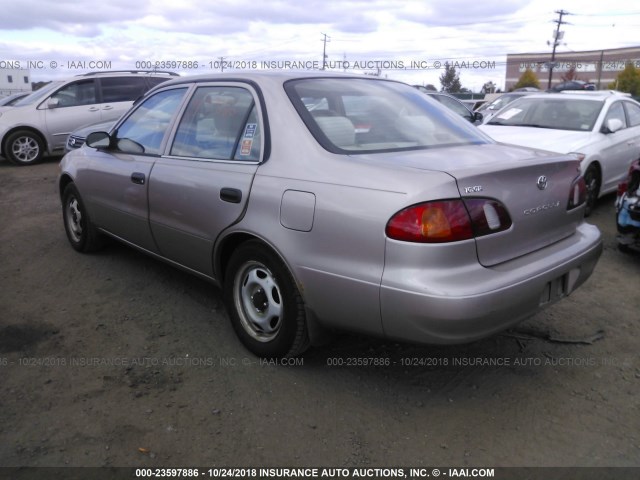 2T1BR12E5XC257118 - 1999 TOYOTA COROLLA VE/CE/LE TAN photo 3