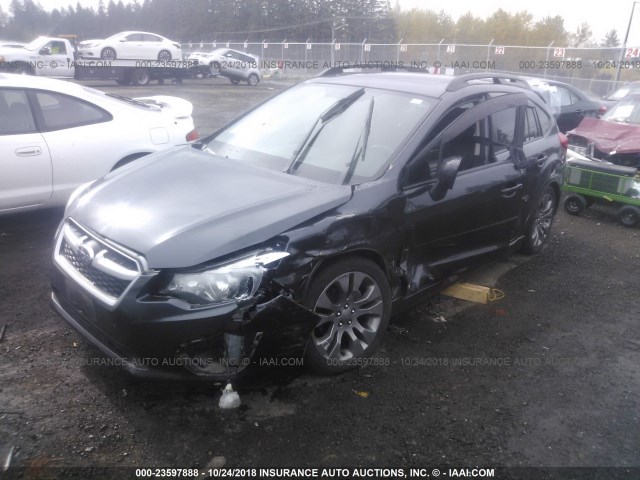 JF1GPAS63E8238537 - 2014 SUBARU IMPREZA SPORT LIMITED BLACK photo 2