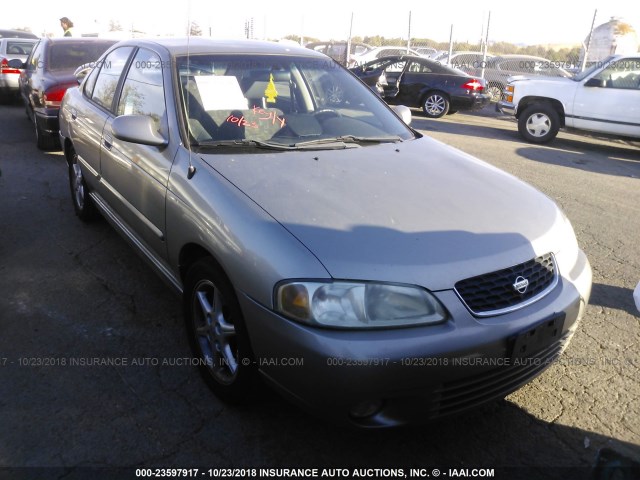 3N1BB51DX1L129484 - 2001 NISSAN SENTRA SE SILVER photo 1