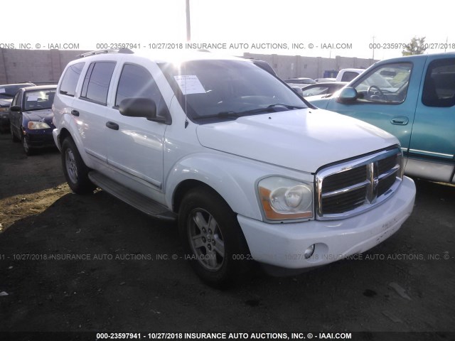 1D4HB58236F129990 - 2006 DODGE DURANGO LIMITED WHITE photo 1