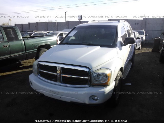 1D4HB58236F129990 - 2006 DODGE DURANGO LIMITED WHITE photo 2