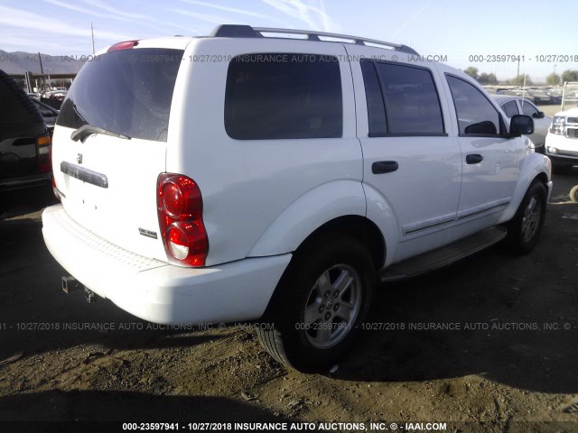 1D4HB58236F129990 - 2006 DODGE DURANGO LIMITED WHITE photo 4