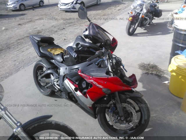 JYARJ06E84A018684 - 2004 YAMAHA YZFR6 L RED photo 1