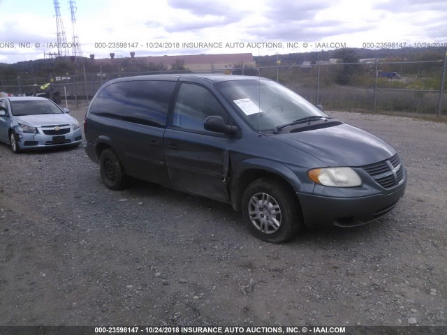 1D4GP24E76B653338 - 2006 DODGE GRAND CARAVAN SE TURQUOISE photo 1