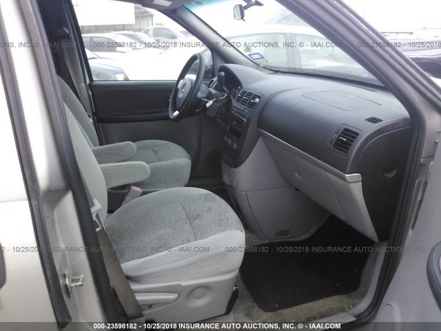 1GNDV23LX6D100734 - 2006 CHEVROLET UPLANDER LS GRAY photo 5