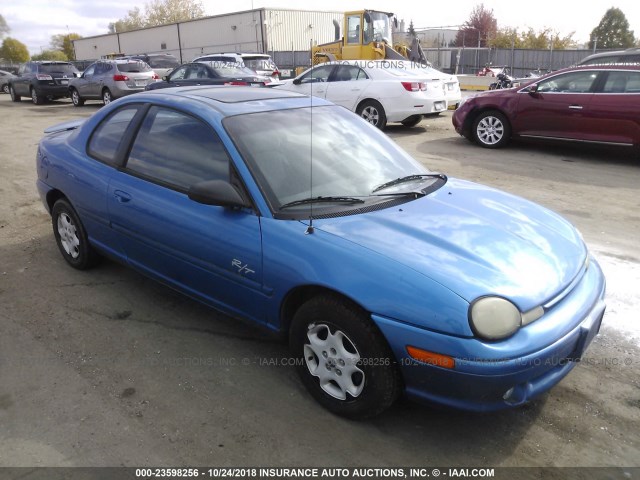 1B3ES42Y2WD695336 - 1998 DODGE NEON HIGHLINE/SPORT/LE/R/T BLUE photo 1