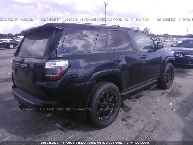 JTEZU5JR7J5185007 - 2018 TOYOTA 4RUNNER SR5/LIMITED/SR5 PREMIUM BLACK photo 4