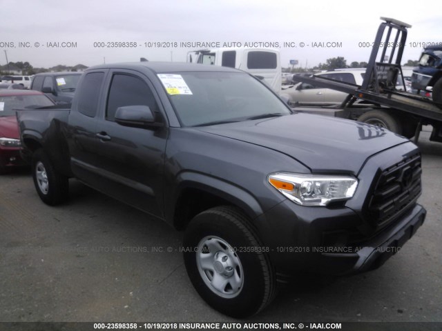 5TFRX5GN6HX097774 - 2017 TOYOTA TACOMA ACCESS CAB/SR/SR5 ნაცრისფერი ფოტო 1