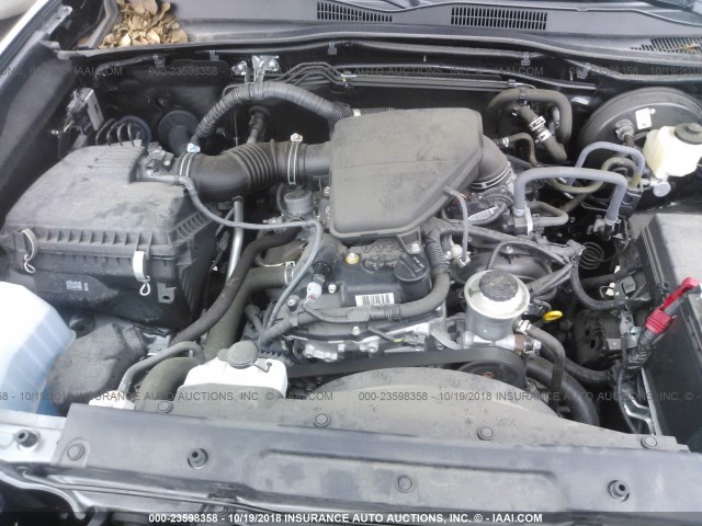 5TFRX5GN6HX097774 - 2017 TOYOTA TACOMA ACCESS CAB/SR/SR5 ნაცრისფერი ფოტო 10