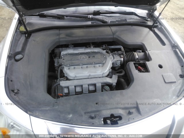 19UUA86209A000708 - 2009 ACURA TL SILVER photo 10