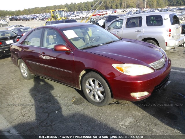 4T1BE32K93U158839 - 2003 TOYOTA CAMRY LE/XLE/SE Қызыл фото 1