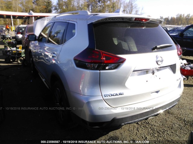 5N1AT2MV6JC787819 - 2018 NISSAN ROGUE SILVER photo 3