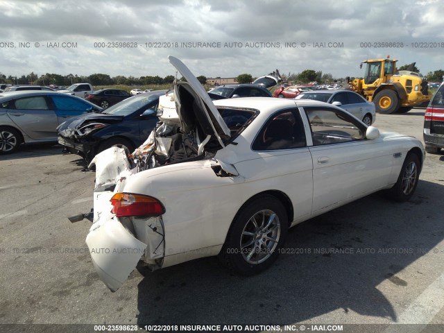 JT8UZ30C6S0042550 - 1995 LEXUS SC 400 WHITE photo 4