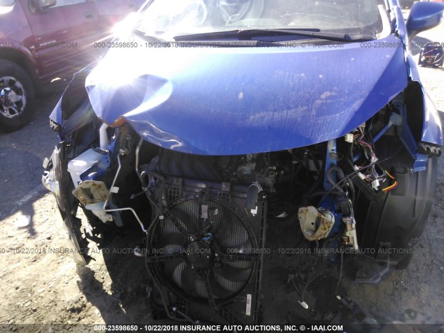 3N1CE2CP5FL442614 - 2015 NISSAN VERSA NOTE S/S PLUS/SV/SL/SR BLUE photo 6