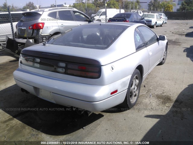 JN1RZ26H3MX502376 - 1991 NISSAN 300ZX 2+2 SILVER photo 4